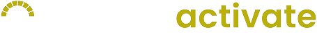 mission:Activate official logo in white