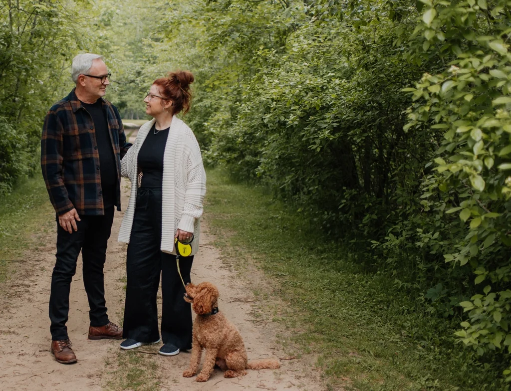 Kristen Myers-Chatman COO & Founder Brand Builder & Donor Champion and Todd Chatman CEO & Founder Chief Growth Strategist & Fundraising Guide with Finn